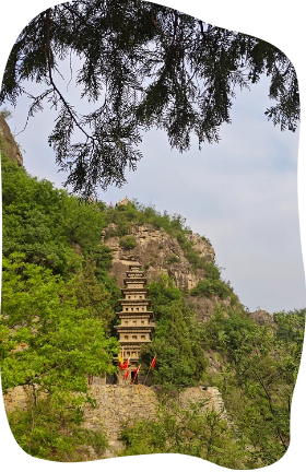 大河涧乡谭峪村玄天洞双塔寺}